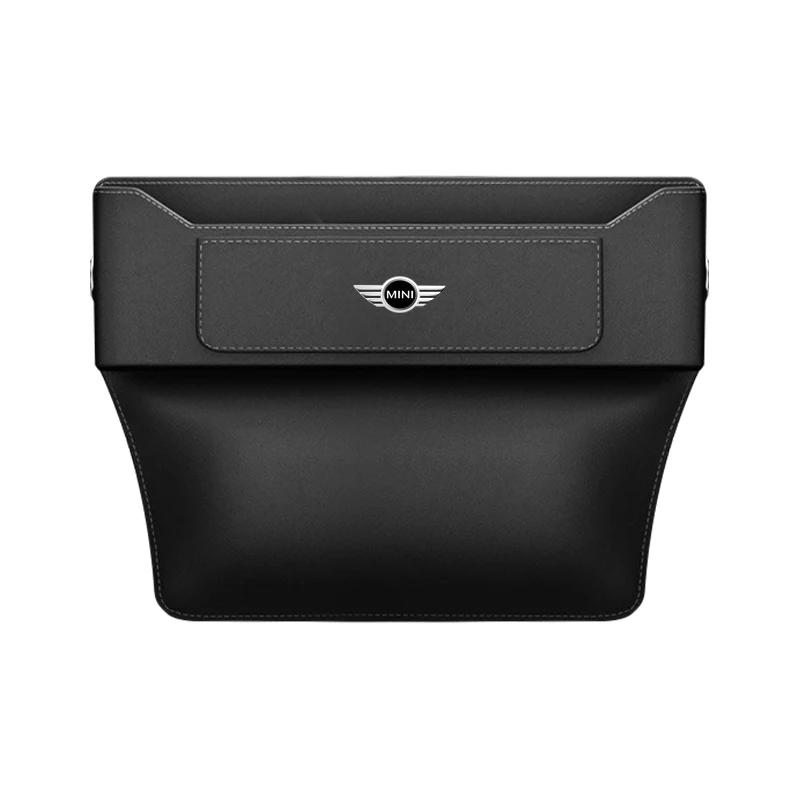 Car Seat Gap Pocket Storage Box Phone Holder Accessories For MINI Cooper JCW Countryman Clubman Cabrio Paceman Coupe Roadster