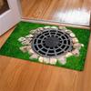Floor Mat 3D Optical Illusion Rug with Realistic Hole Effect High-Resolution Printing Non-Slip Soft