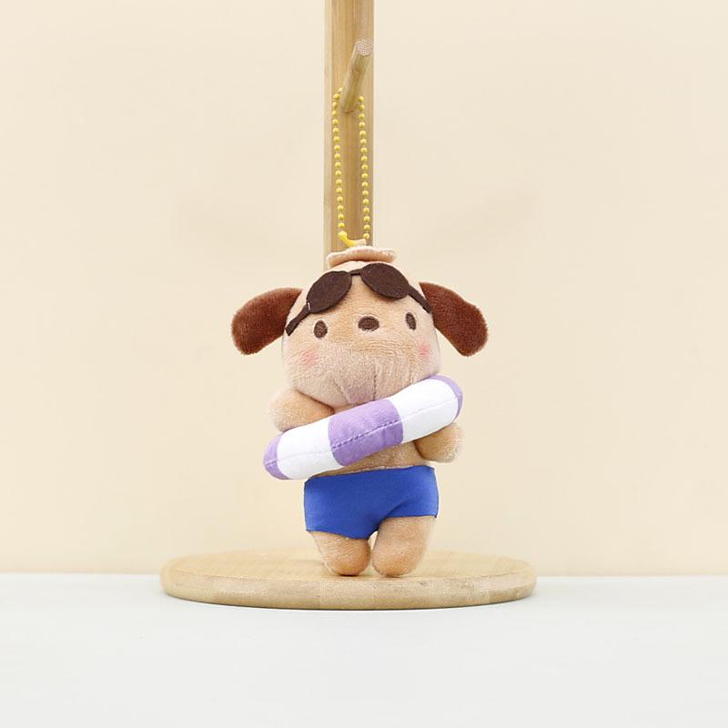 

Plush Animal Delightful Dog Pendant With Super Soft Filling Ideal Collectors For фиолетовый