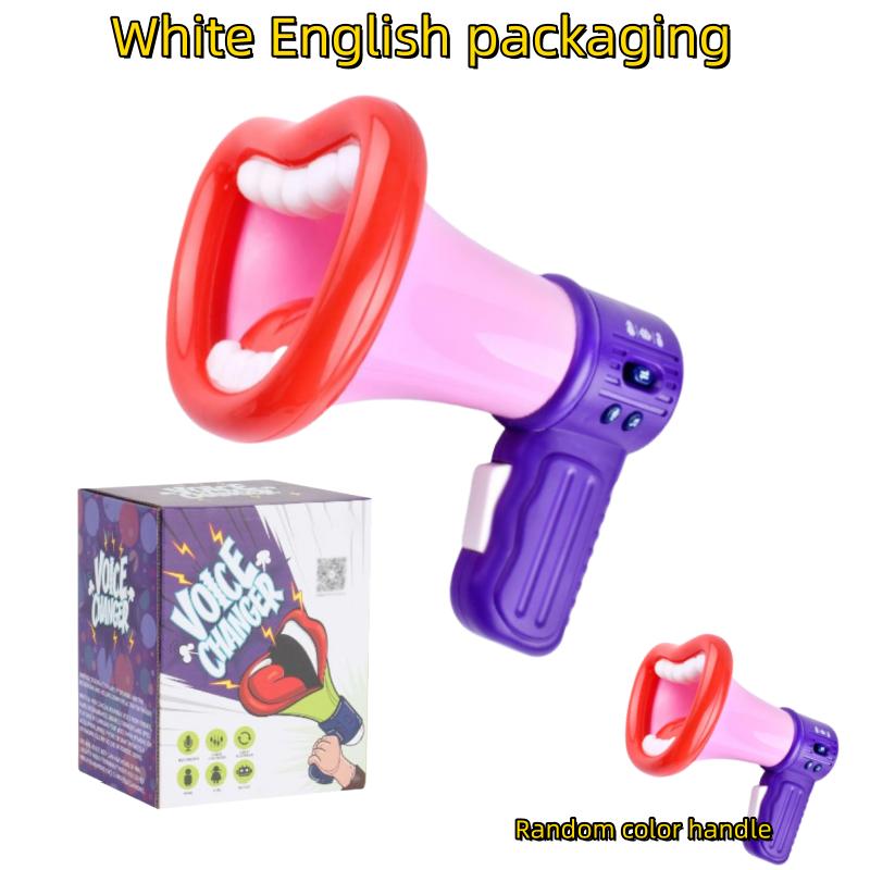 Funny Voice Changer, Big-mouthed Funny Loudspeaker Recording Toy, Speaker Handheld Microphone Voice Changer