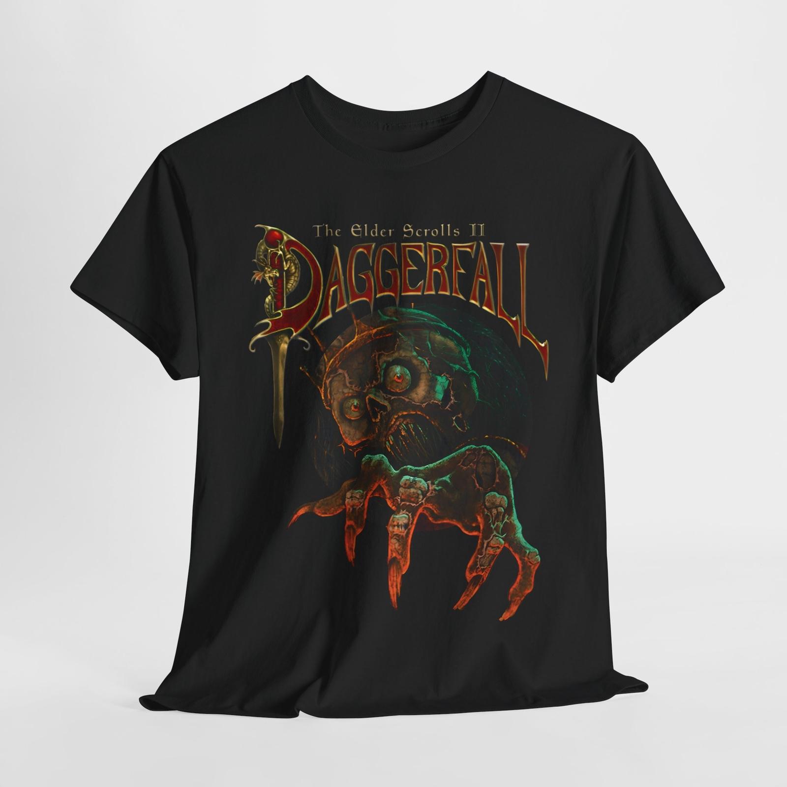 Унисекс футболка Daggerfall, Графическая футболка Elder Scrolls, Подарок для геймера, Видеоигра S