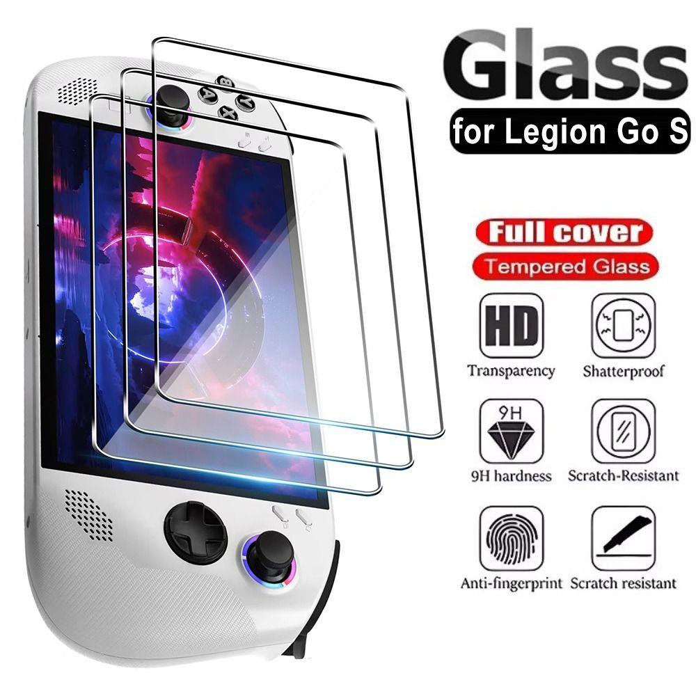 3PACK 8 inch Protective Film Curved Edge Tempered Glass for Lenovo Legion Go S Game Console