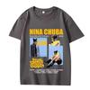 Vintage Singer Nina Chuba Graphic T Shirts 2025 New Men Women Oversized Cotton Short Sleeve Summer Funny Printed Unisex T-shirts