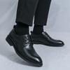 Men's shoes summer pointed small leather shoes large size office casual shoes business dress leather shoes men