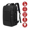 Plecak Podróżny Bange Backpack Biznesowy Plecak Rozszerzalny Torba Pojemna Do Laptopa 17.3" Z Portem Usb Czarny