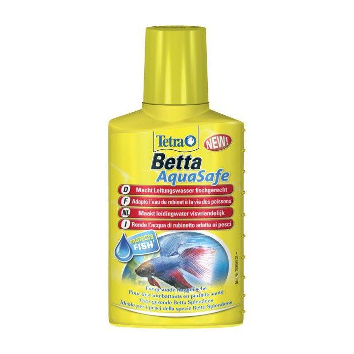 Produit De Traitement Pour Aquariums - Tetra - Aquasafe 100 Ml - Poisson Exotique - 100 Ml - Jaune