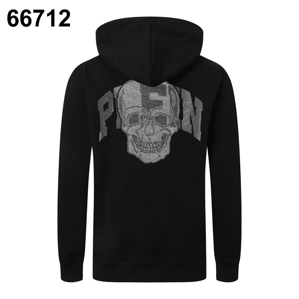 Philipp Plein European & American Street Fashion Skull Zipper Men's Jacket