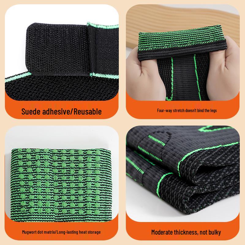 Beifuß Heiz-Kniebandage: Wärme für kalte Beine und Gelenkschmerzlinderung, Unisex Langarm für Herbst und Winter