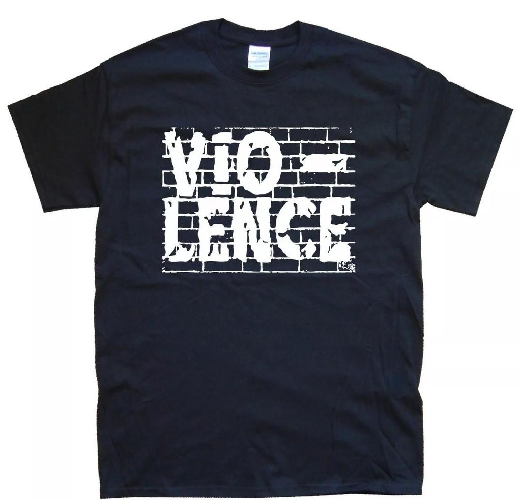 VIO-LENCE T-SHIRT Alle Größen S M L XL XXL Farben Schwarz, Weiß