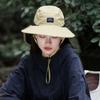 Wide Brim Shawl Neck Protection Sun Cap Sun Protection Men Fisherman Hat Simple Sunshade Hat  Male