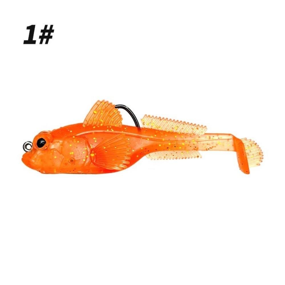 2 Stück 12g Gewicht Silikon Goby Köder Jig Haken Sinkender Weichköder Swimbaits Swimbait Angeln