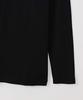 Hanes Warm Thick Size L to Japanese size HM4-Q507A Men's Innerwear, High-Neck Long-Sleeve Shirt, 100% Cotton, Black, (equivalent L)