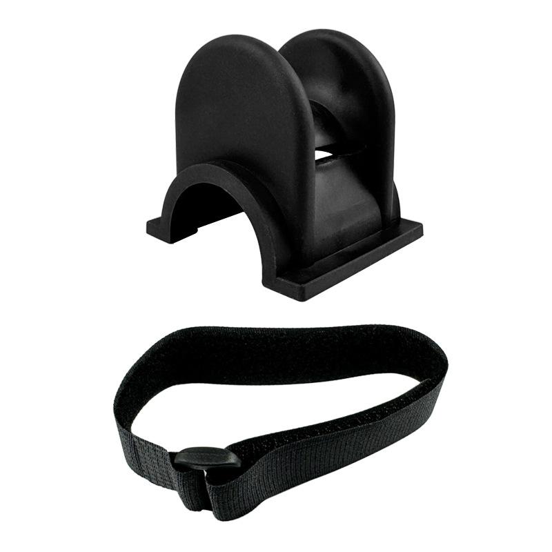 1pc U-Shaped Fishing Rod Holders with Adjustable Straps & Non-Slip Rubber Grips Secure Boat Rail Mount for Saltwater/Freshwater Fishing Gear