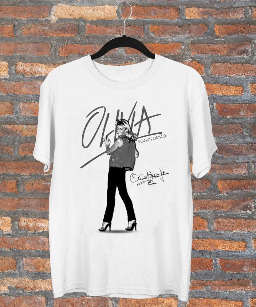 

Collection Olivia NewtonJohn Singer Gift For Fan White S5XL Tshirt Unisex T-Shirt XXL