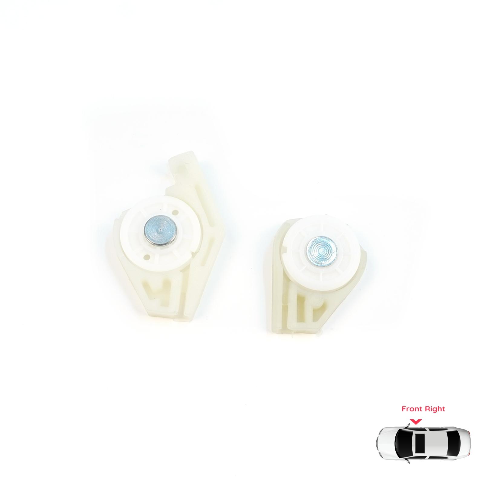 

EWR5393+EWR1063 Front Right Window Regulator Repair Corner Cable Roller Clips Pin Set 1+2 for Fiat Doblo MK1 MPV Van 119 223 2001-2010 51718403