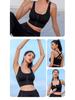 Soutien-gorge de sport antichoc haute résistance à fermeture éclair sur le devant pour femmes - Anti-affaissement, sans coutures, grande taille, vêtement de fitness