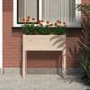 Plant Box 78 X 40 X 81 Cm Solid Pine Wood