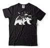 Mens Bear T-Shirt Mountain Bear Shirt Camping Bear Tee Nature Bear Shirt