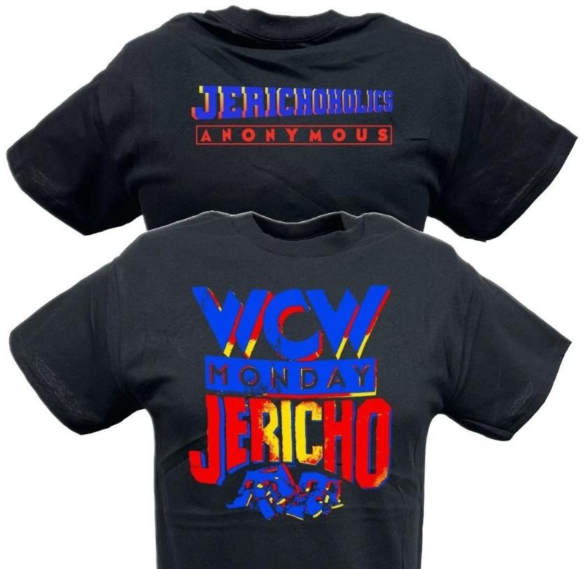 Chris Jericho WCW Monday Night Raw Jericholic Mens Black Tshirt Unisex T-Shirt L
