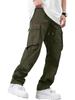 2024 Men's Multi-pocket Workwear Drawstring Pants for Outdoor Hiking, Running, and Casual Wear