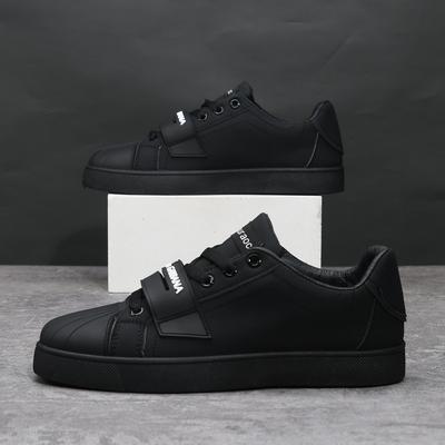 Spring and Autumn New Casual Low-top Board Shoes Deodorant Black German Training Shoes Trendy Shoes