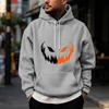 Men's Halloween Printed Pullover Hoodie Sweatshirt