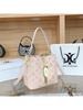 2025 Dames Embossed Luxe Bucket Bag - Schoudertas met grote capaciteit