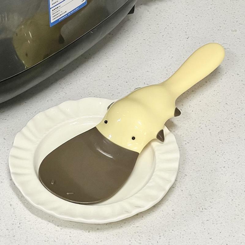 Creative Duckbill Platypus Rice Spoon Non Stick Rice Container Rice Cooker Food Grade Household High Temperature Resistant 1Pc
