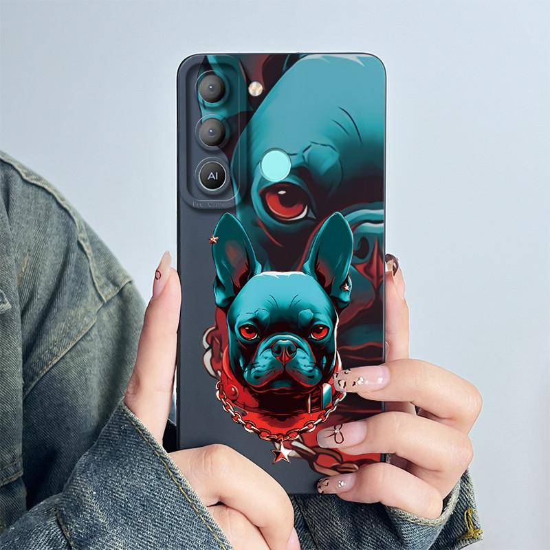For Tecno Pop 5 LTE Phone Case 5Lte BD4 BD4i BD4a Cover Soft Silicon Cute Cartoon Panda Flower Boys Girls Funda Protective Coque