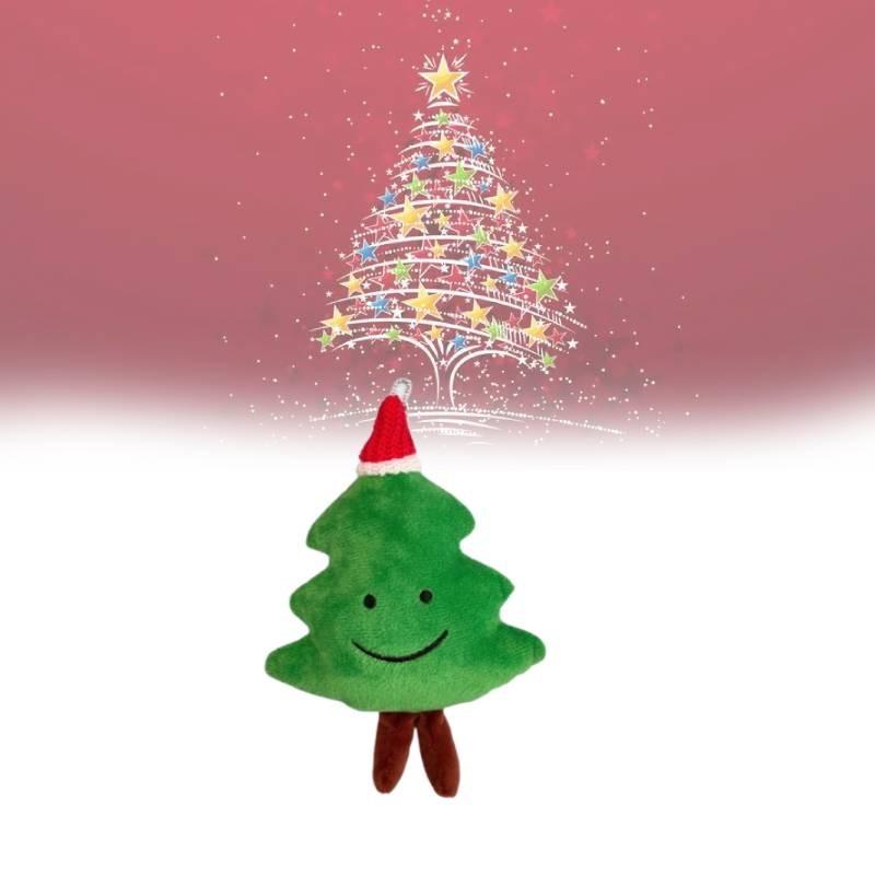 Christmas Tree Tree Keychain Christmas Decorations Plush Toy Pendant Gift Doll