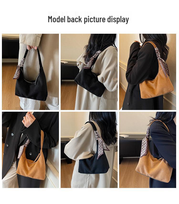 Women's 2025 Trendy High-End Handbag: Versatile Underarm & Shoulder Bag for Commuters