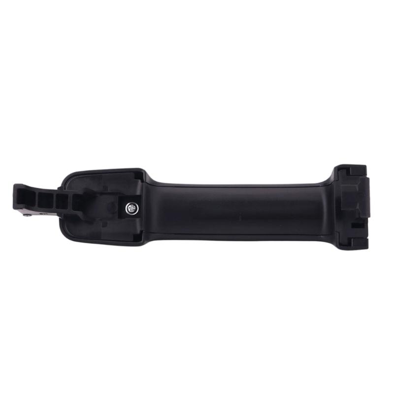 Black Exterior Door Handle with Separate Small Cover, Solid Front Face, Rear Clip Structure, and Part Number 69217-0C030 69210-0C010 for Replacement