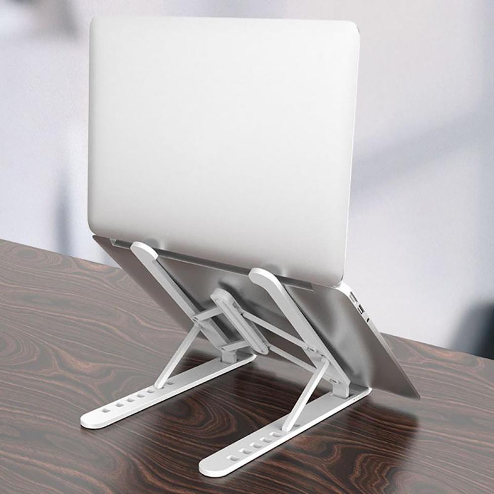 Support Tablette Pliable Aluminium – Stand Refroidissant Portable Pour MacBook, IPad, PC Portable 10-15"
