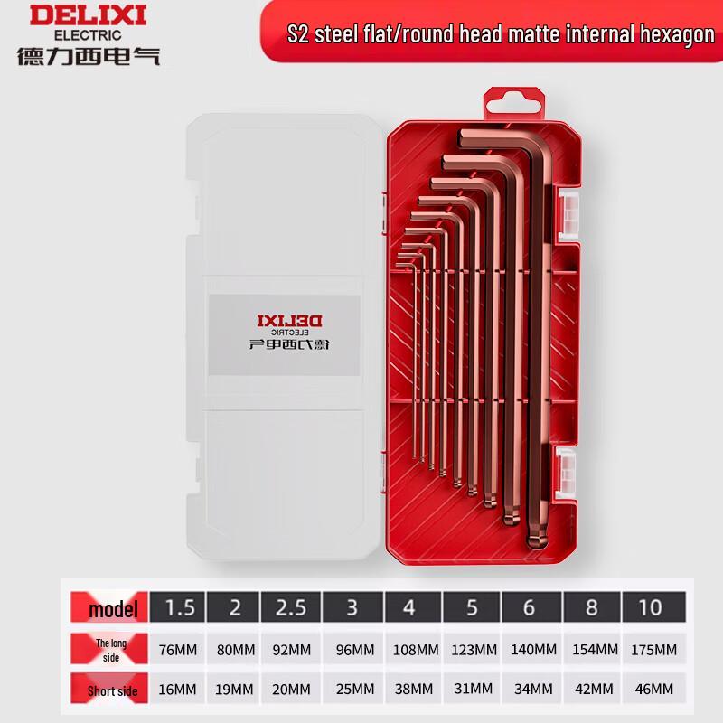 DELIXI Hex Key Wrench Set
