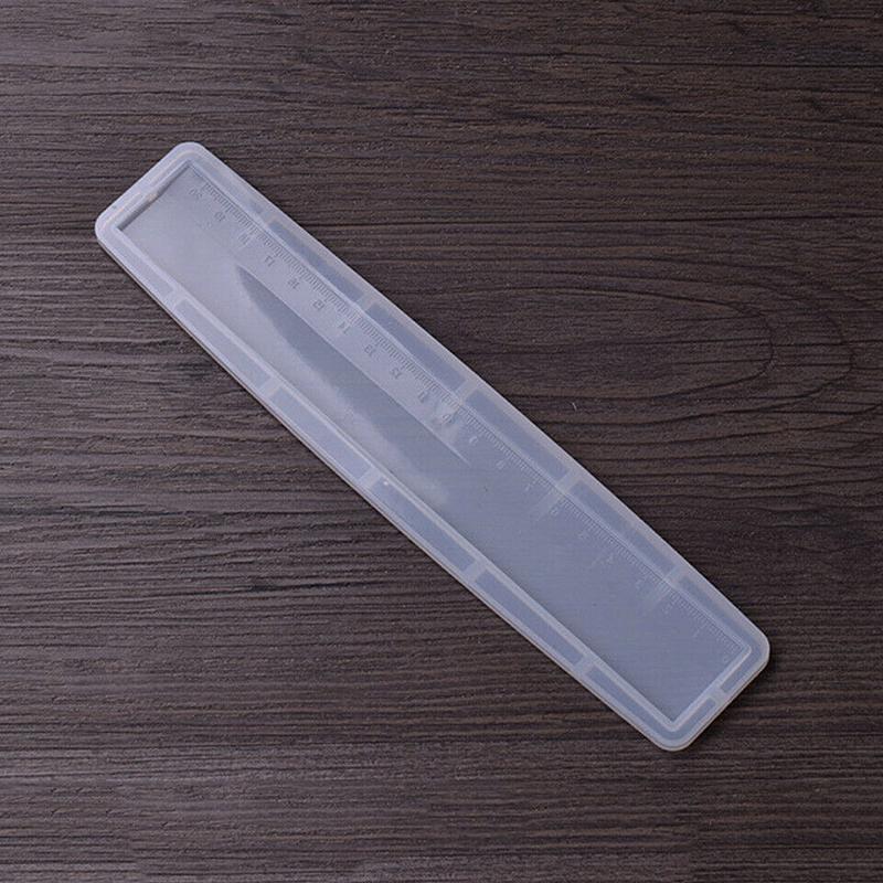Buy PDTO 1pc New Rectangle Ruler Mold Silicone Mold Resin Casting Epoxy ...