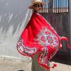 Women Shawl Wraps MODERN NEW SAGA Summer Beach Scarf Printed Stoles Female Thin Shawls Capes Tippet