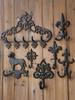 1piece European Style Retro Cast Iron Hooks Outdoor Creative Decoration Clothes Hooks For Courtyard Gardens Wall Clothes Key Hoo