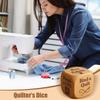 Decision Dice For Quilting Crocheting Tasks Dice Engraved Tasks Tool For Winding Embroidery Sewing Quilting Knitting Weaving