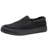 Men's Winter Fleece-Lined Canvas Loafers - Slip-On, Warm Casual Shoes