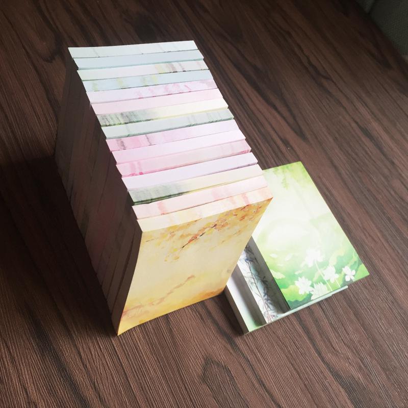 Ancient Style Sticky Notes: Cartoon Memo Pad - Cute, Tearable, Small Notebook with Reusable Stickies