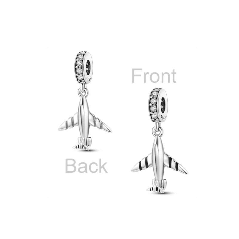 New Copper Four-Leaf Clover Lucky Grass Pendant Bead Diy Fit Original Pendant Charm Bracelet Women Fashion Jewelry