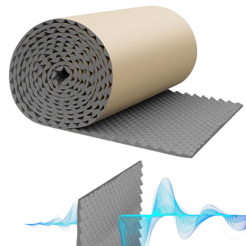 Car Sound & Heat Insulation Cotton Sound Proof Panels Vehicle Hood Engine Firewall Heat Mat Soundproofing Foam Cotton Sticker