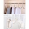 foldable hanger Household Non-slip Hanger, Thick And Wide Shoulder Plastic Drying Rack, Used To Hang Clothes Wholesalers