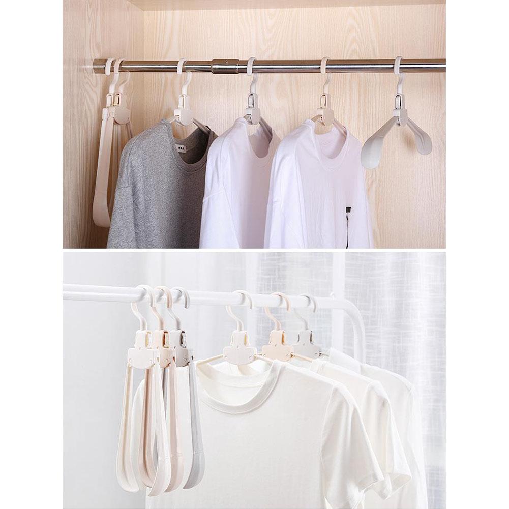 foldable hanger Household Non-slip Hanger, Thick And Wide Shoulder Plastic Drying Rack, Used To Hang Clothes Wholesalers