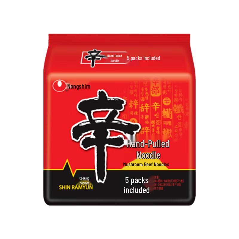Nongshim Shin Ramyun Mushroom Instant Noodles