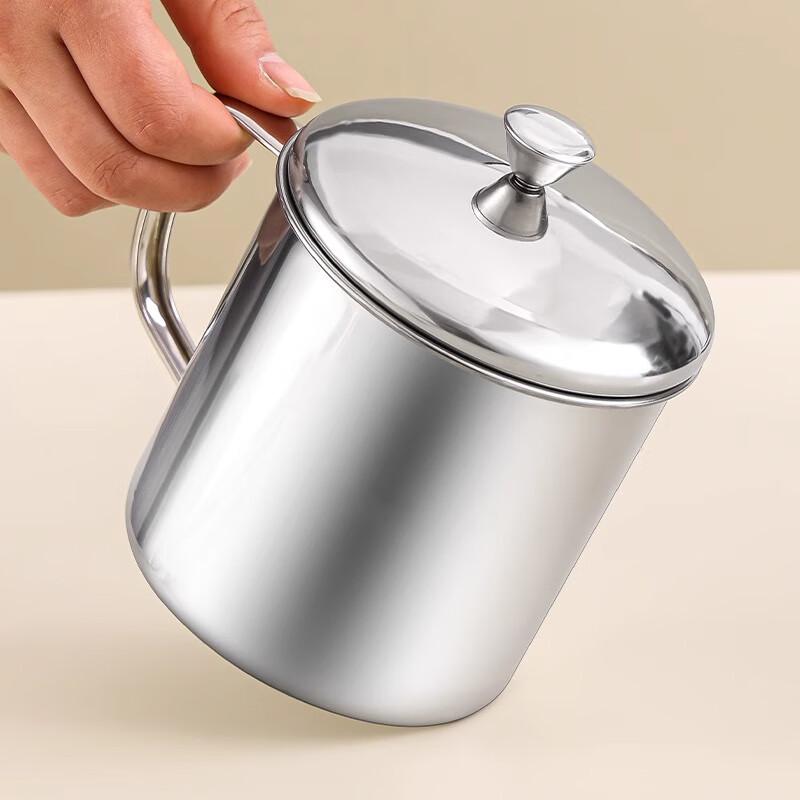 Homeglen 304 Stainless Steel Mug with Lid and Handle