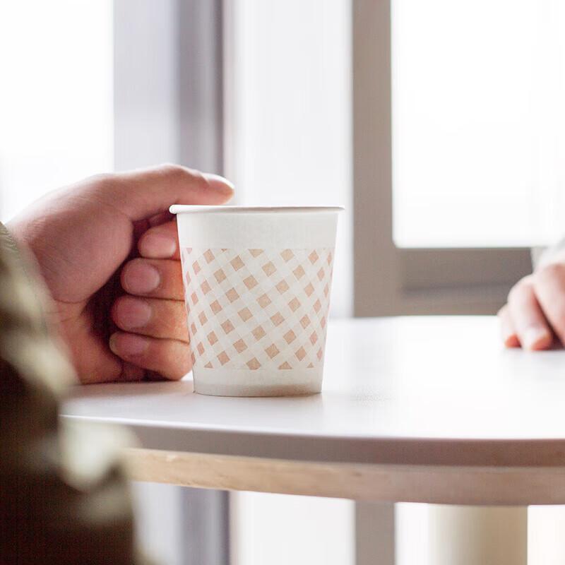 Deli Disposable Thickened Wood Pulp Paper Cups