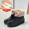 Women's Fashion Waterproof Non-Slip Fleece-Lined Short Rain Boots