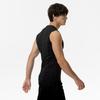 Fotbollskläder Dry Aeroflow Ice Undertröja, Ärmlös Linne, Mycket Ventilerande och Svalkande, P2MAC080, Unisex, Svart, Storlek M