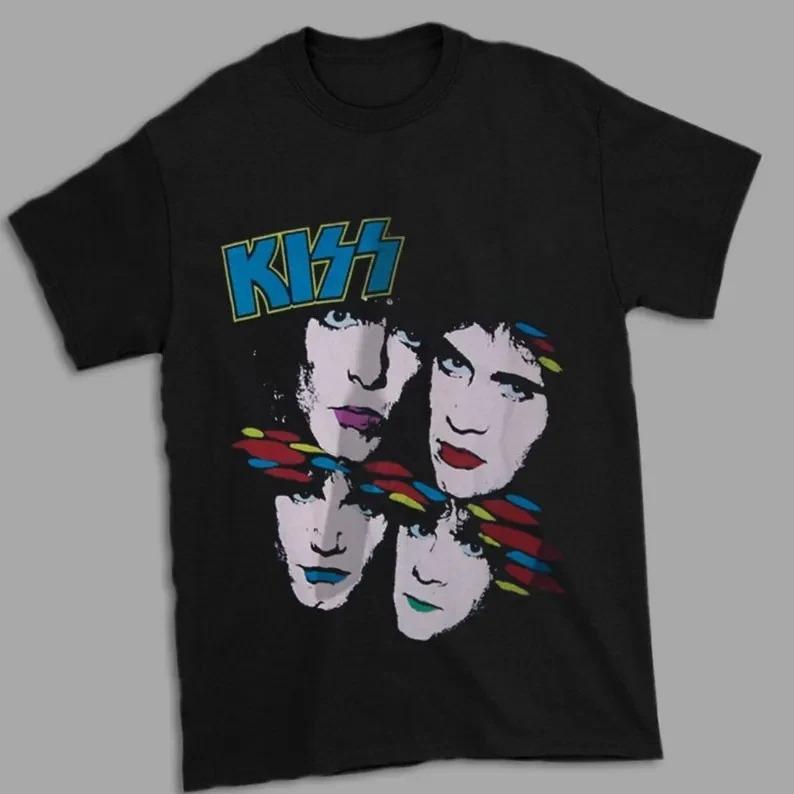 Vintage KISS Asylum World Tour '86 T-Shirt Size S-4XL High-end Luxury Is for Both Men and Women Top Y2k